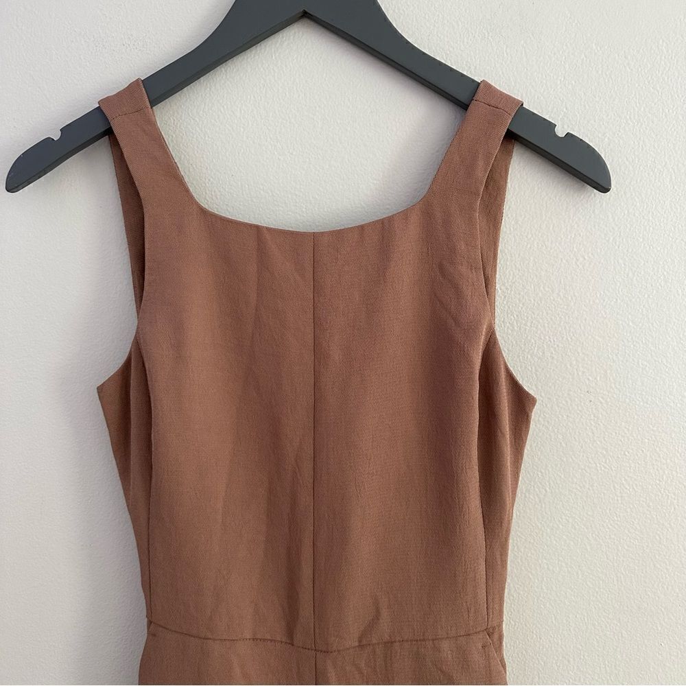 Aritzia Wilfred Ecoulement Jumpsuit in Nutmeg - Picture 4 of 8
